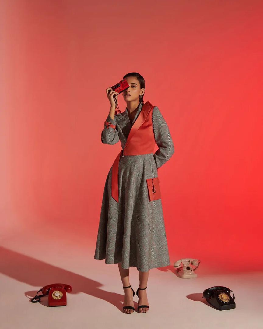 Image of Lima Trench Style Dress