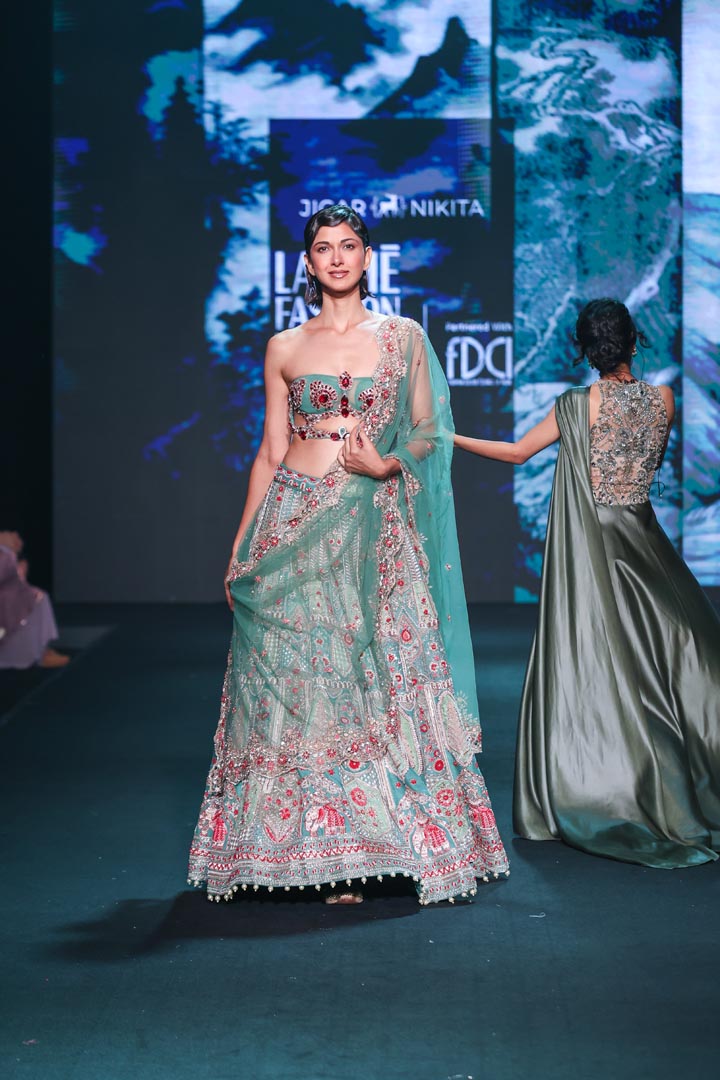 Ruby Rajwadi Lehenga