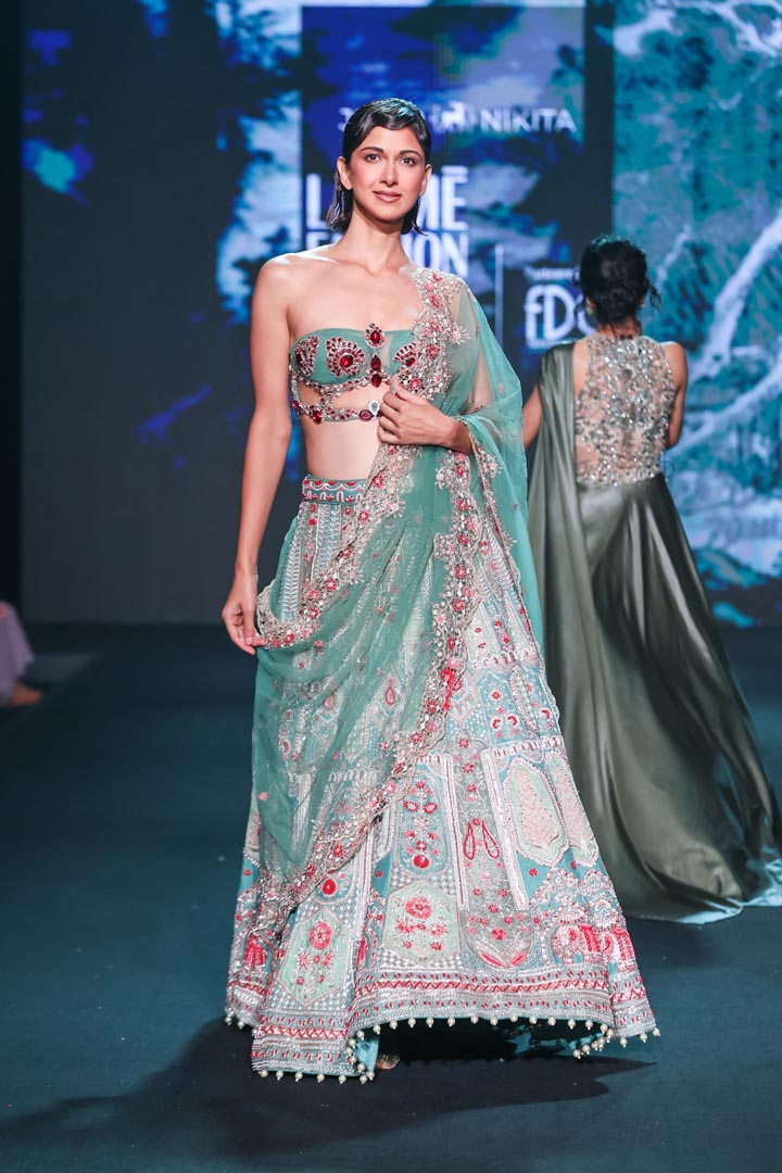 Ruby Rajwadi Lehenga