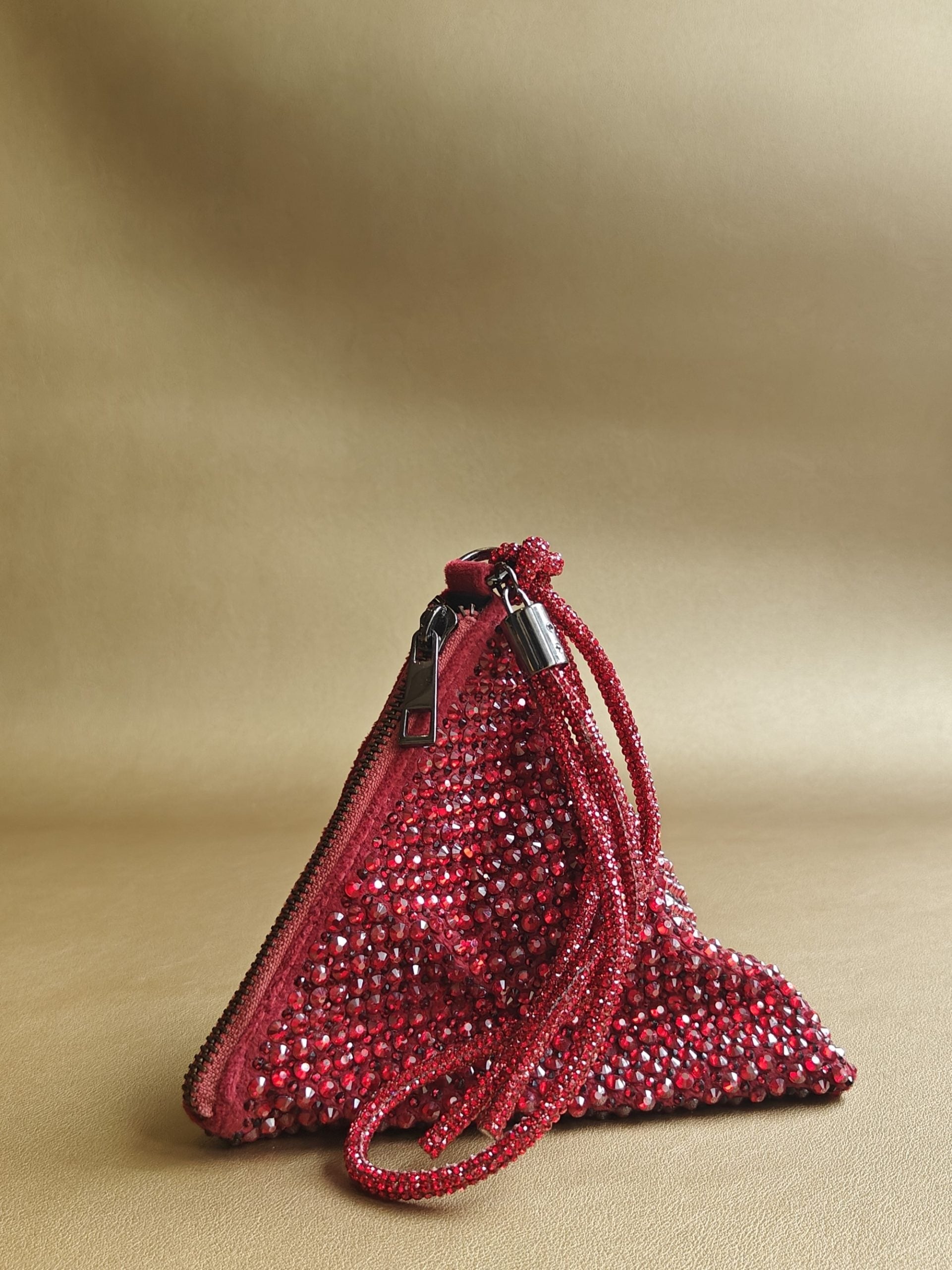 Image of The Delhi Bag in Crimson Red