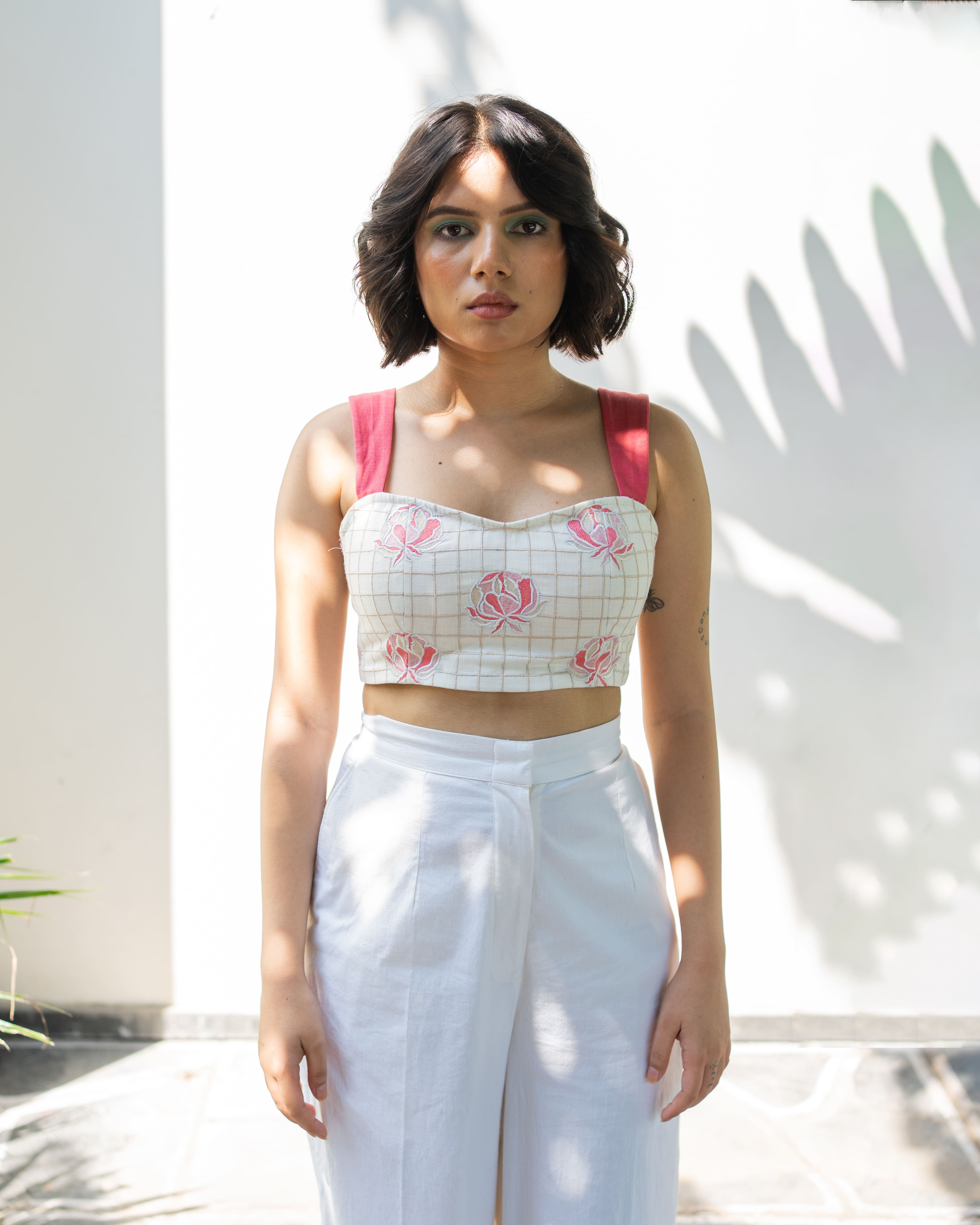 Beachcomber Floral Lycra Cotton Co-ord Set for Golden Hour Style