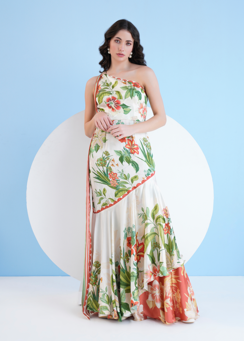 Exotic Lily Tiered Maxi Dress