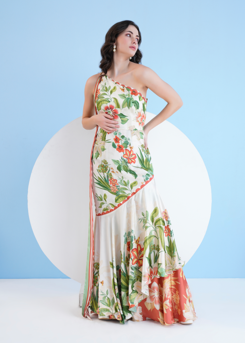 Exotic Lily Tiered Maxi Dress