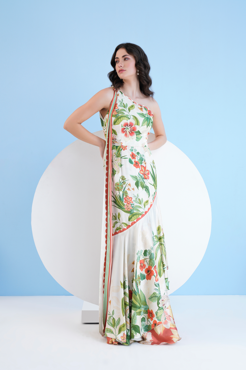 Exotic Lily Tiered Maxi Dress