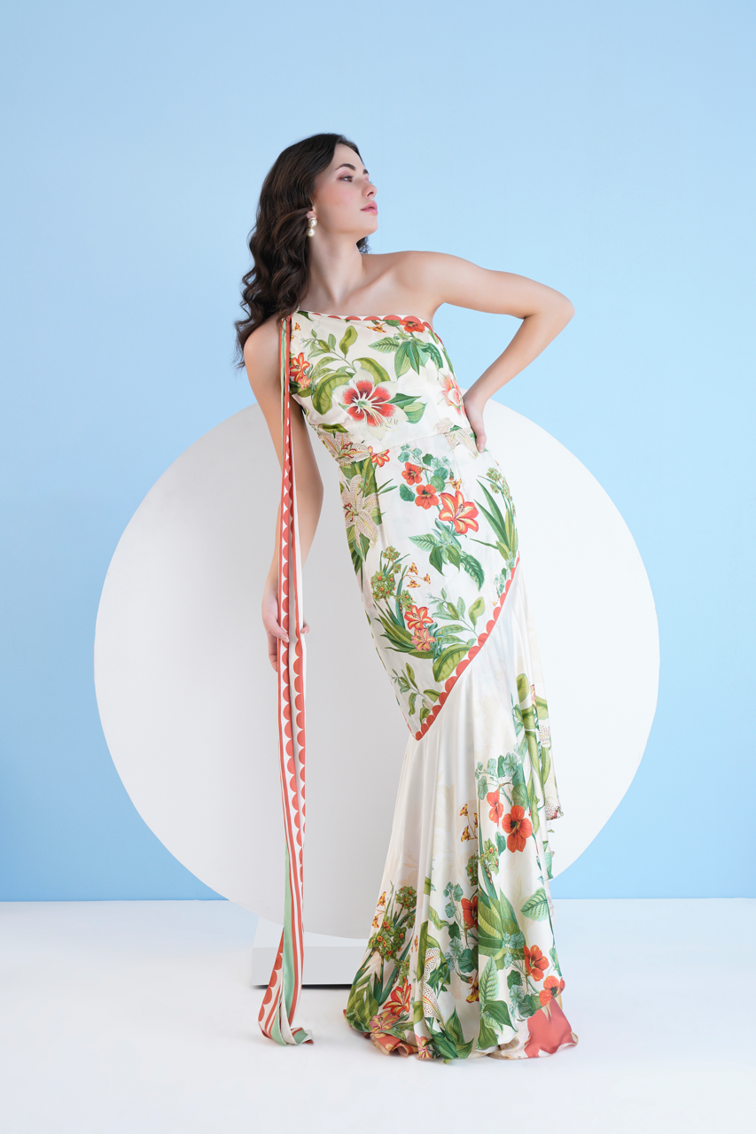 Exotic Lily Tiered Maxi Dress