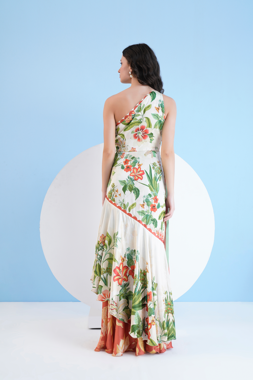 Exotic Lily Tiered Maxi Dress