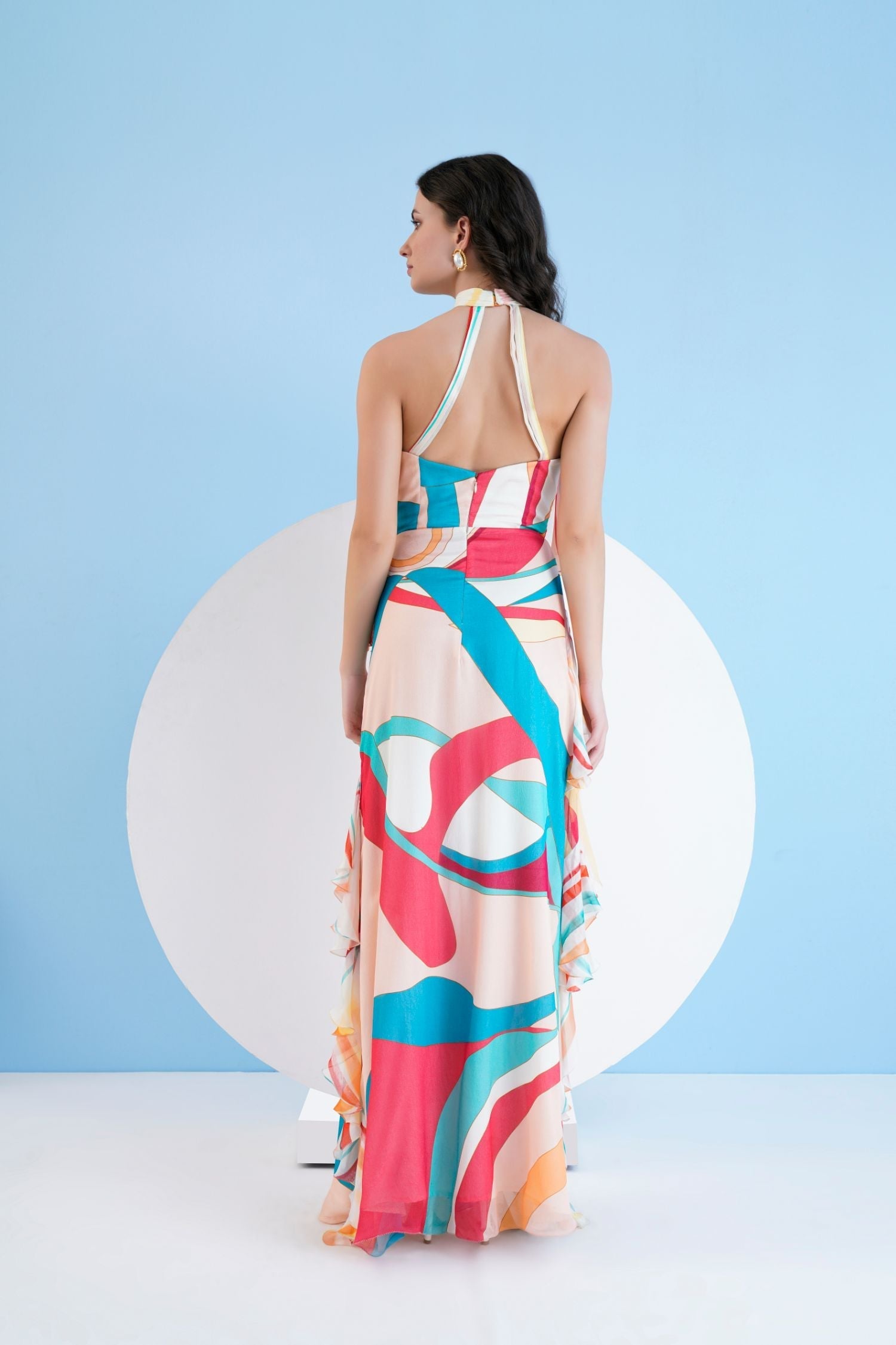 Red Surge Maxi Dress