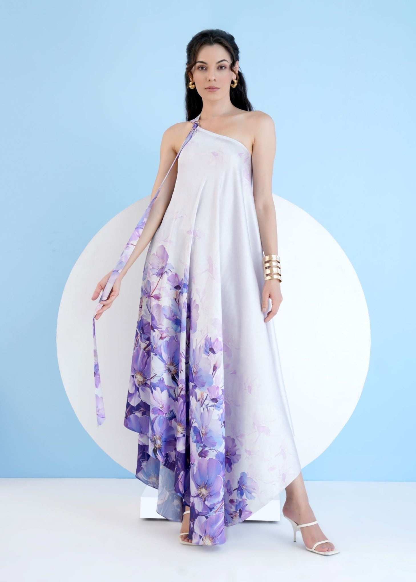 Lilac Bauhinia Kaftan Dress