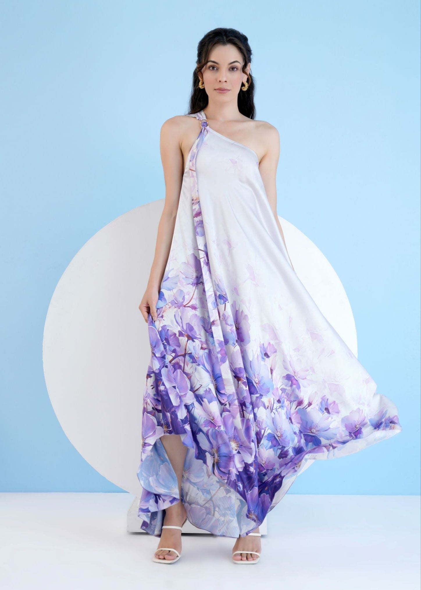 Lilac Bauhinia Kaftan Dress