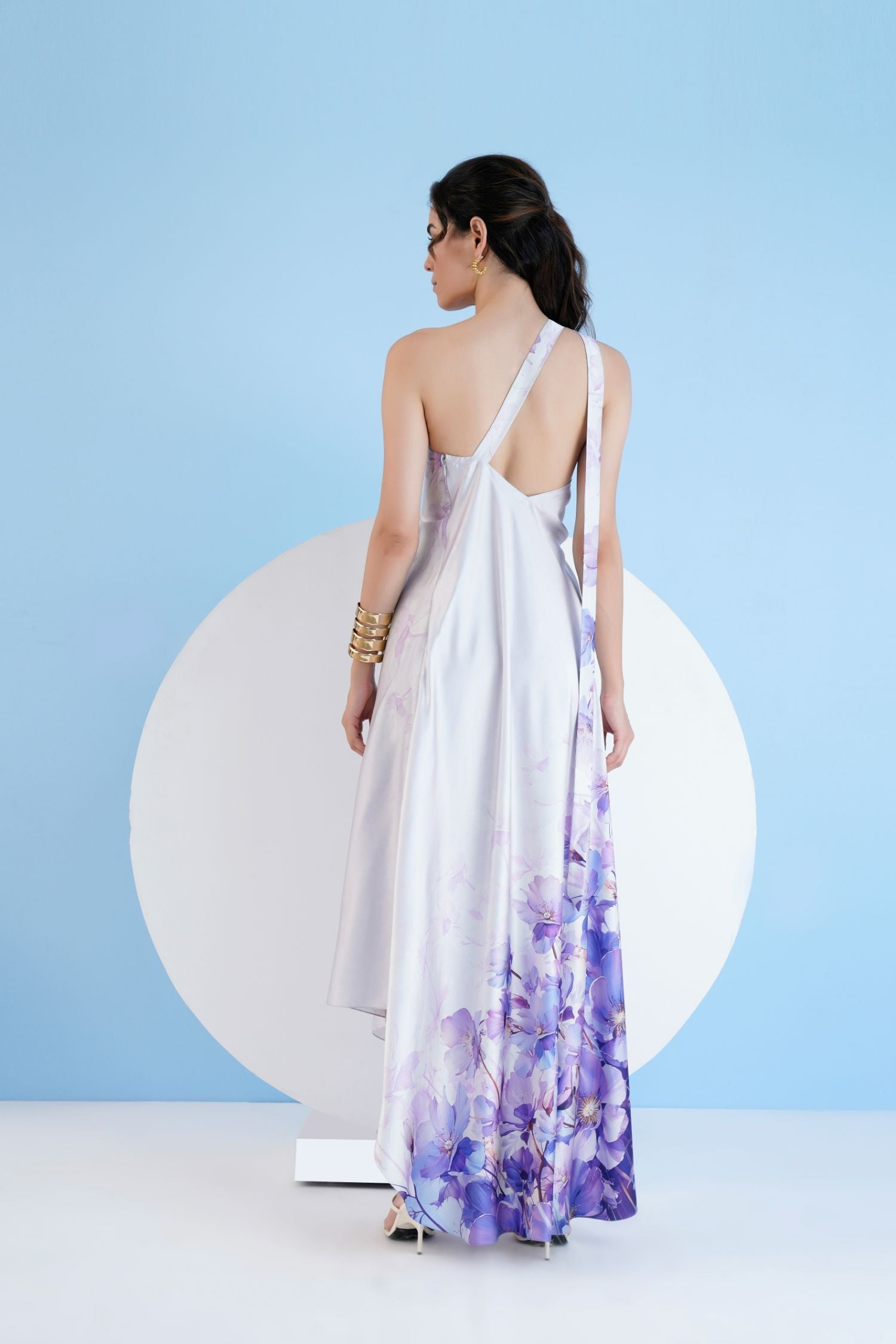 Lilac Bauhinia Kaftan Dress