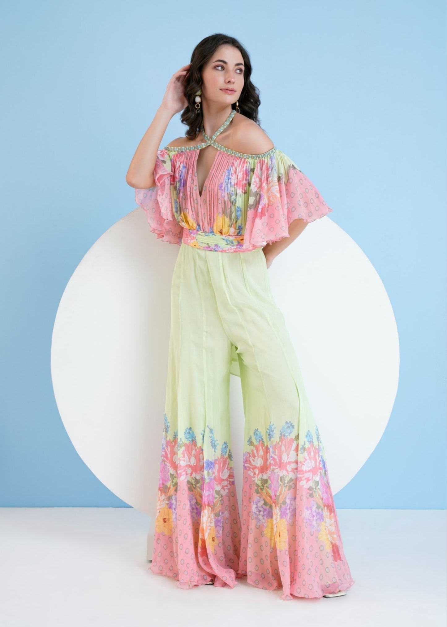 Meridian Flared Jumpsuit