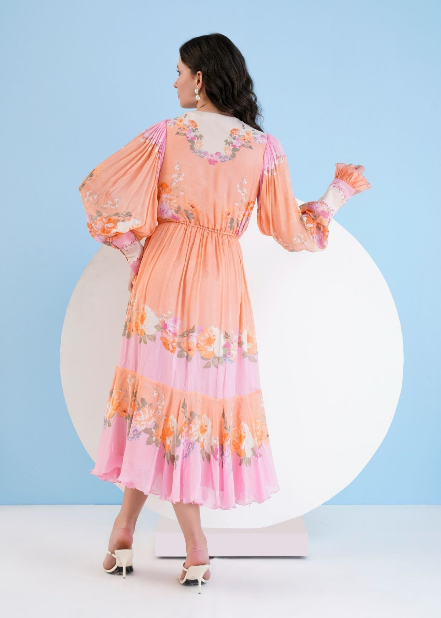 Corsage Midi Dress