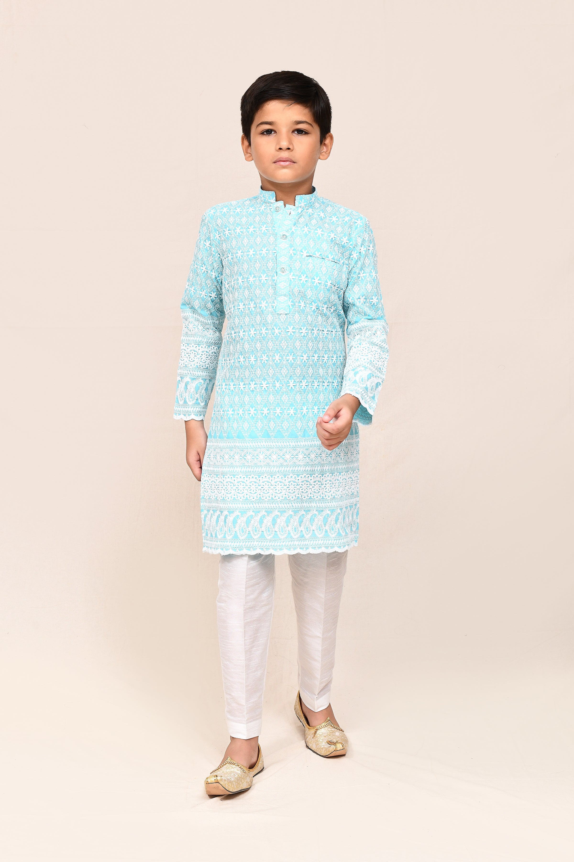 Kurta with straight fit pant