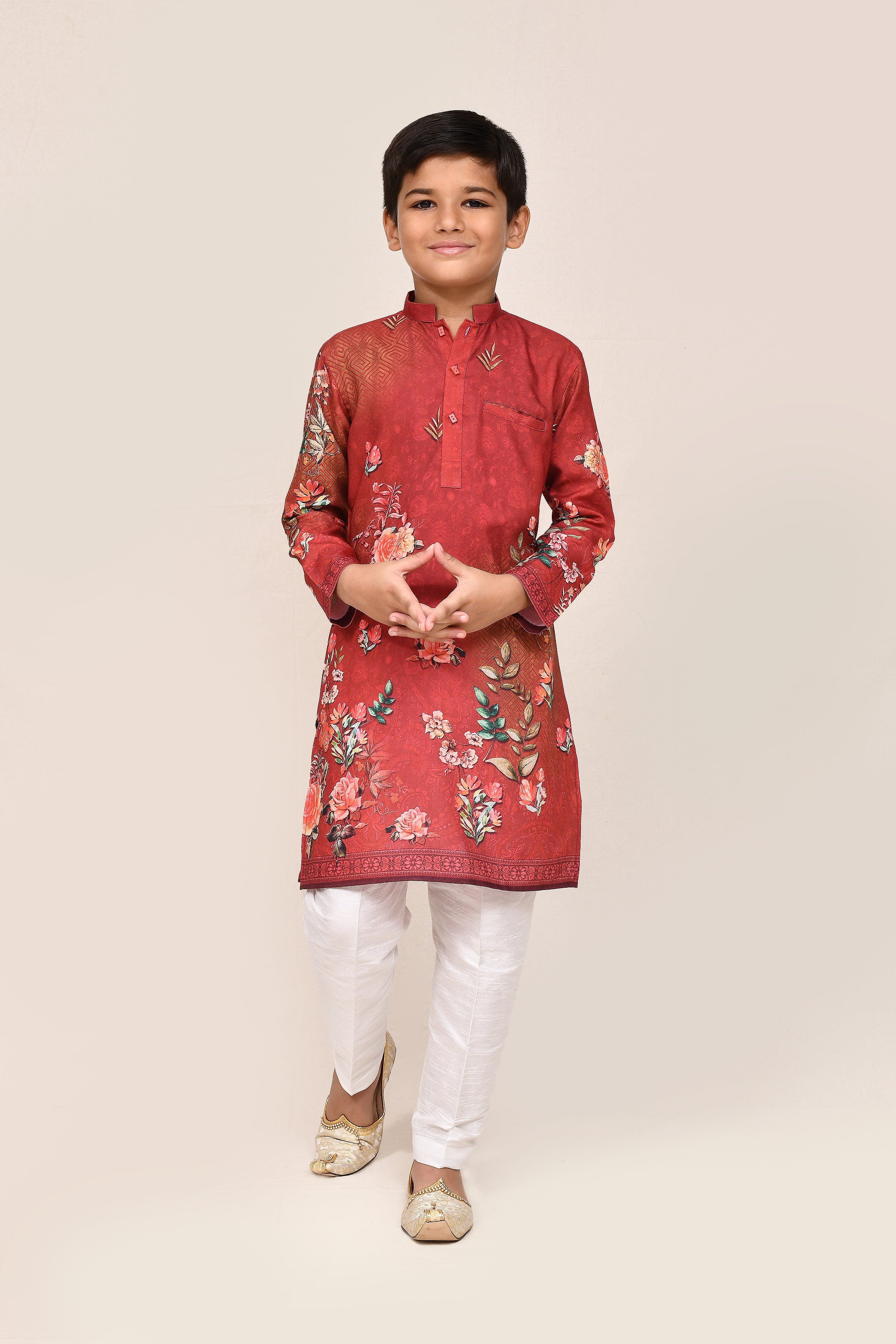 Kurta with straight fit pant