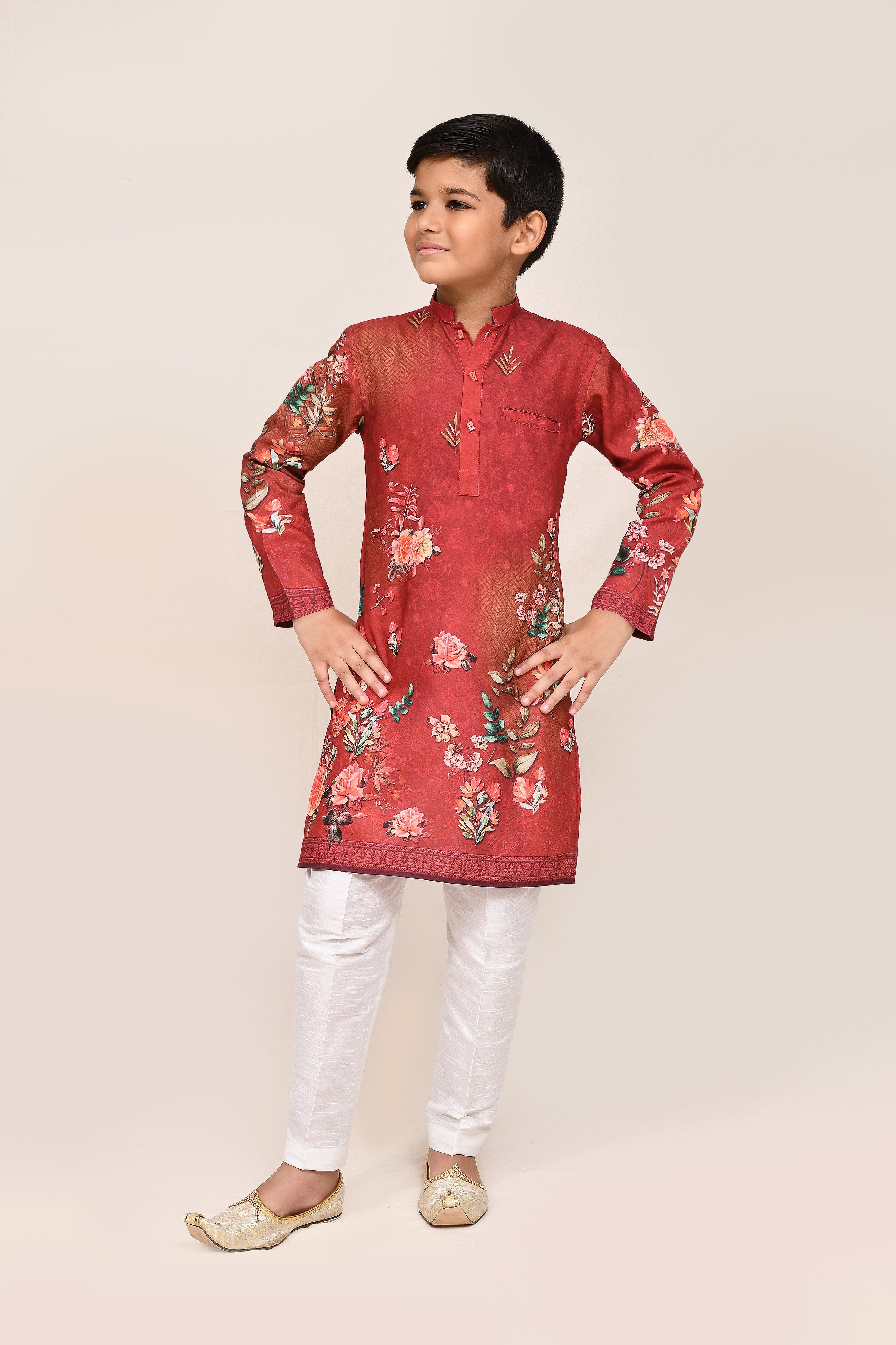 Kurta with straight fit pant