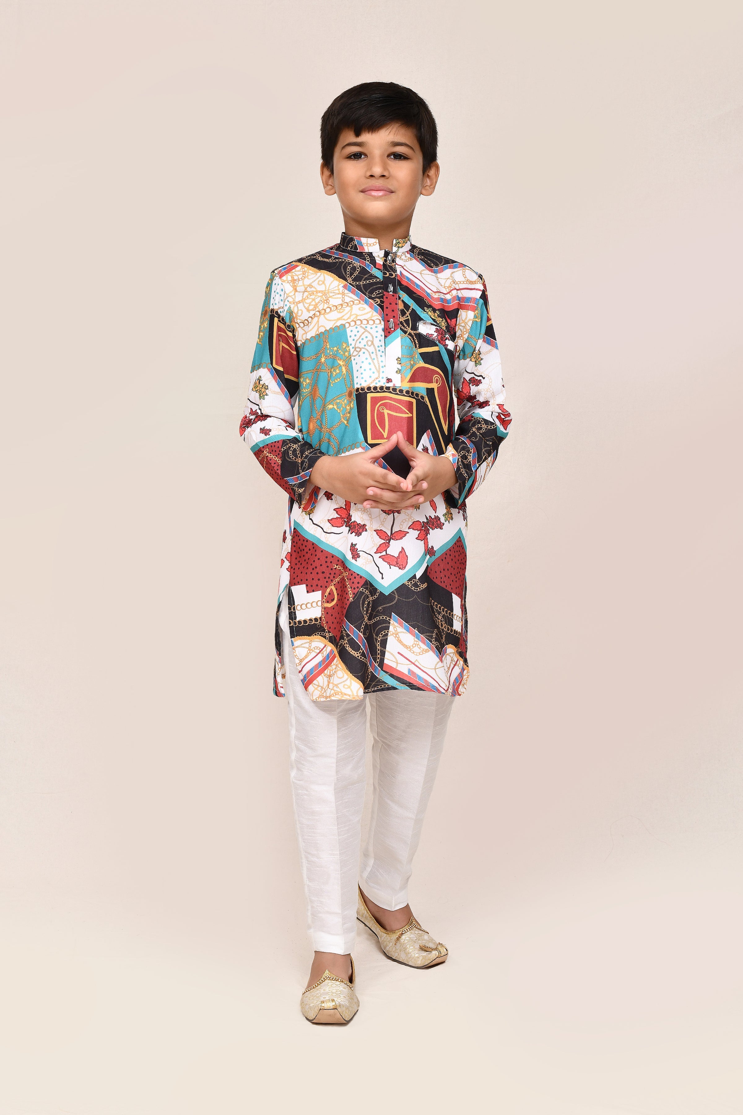 Kurta with straight fit pant