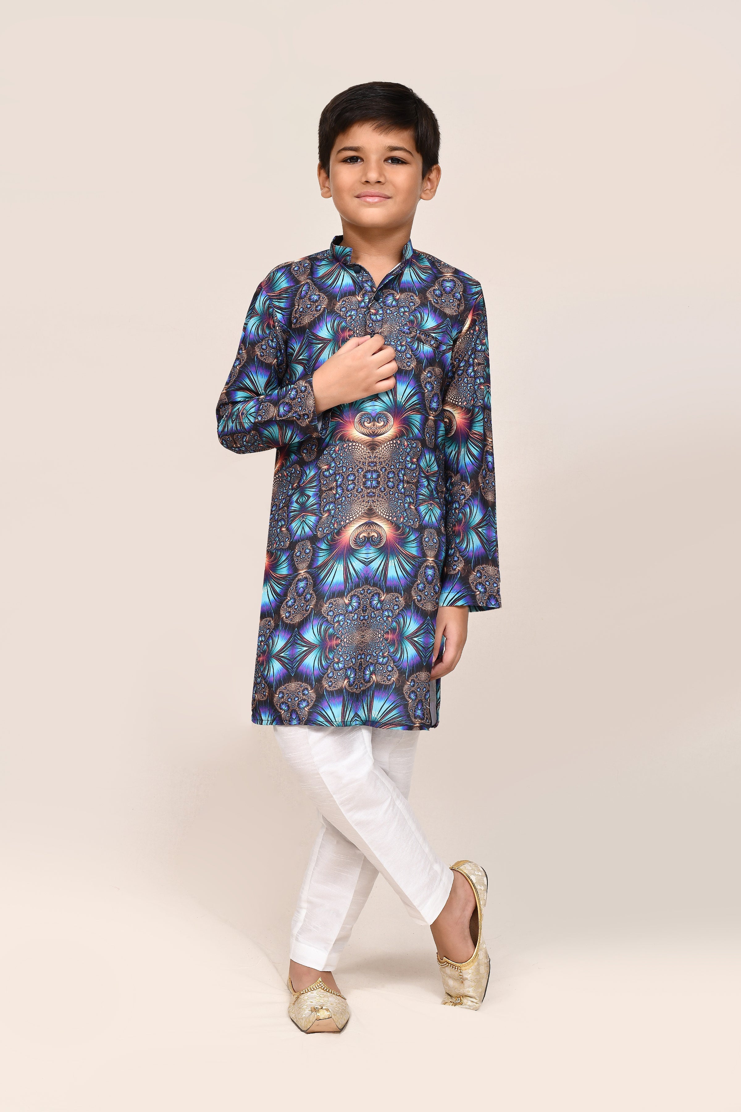 Kurta with straight fit pant