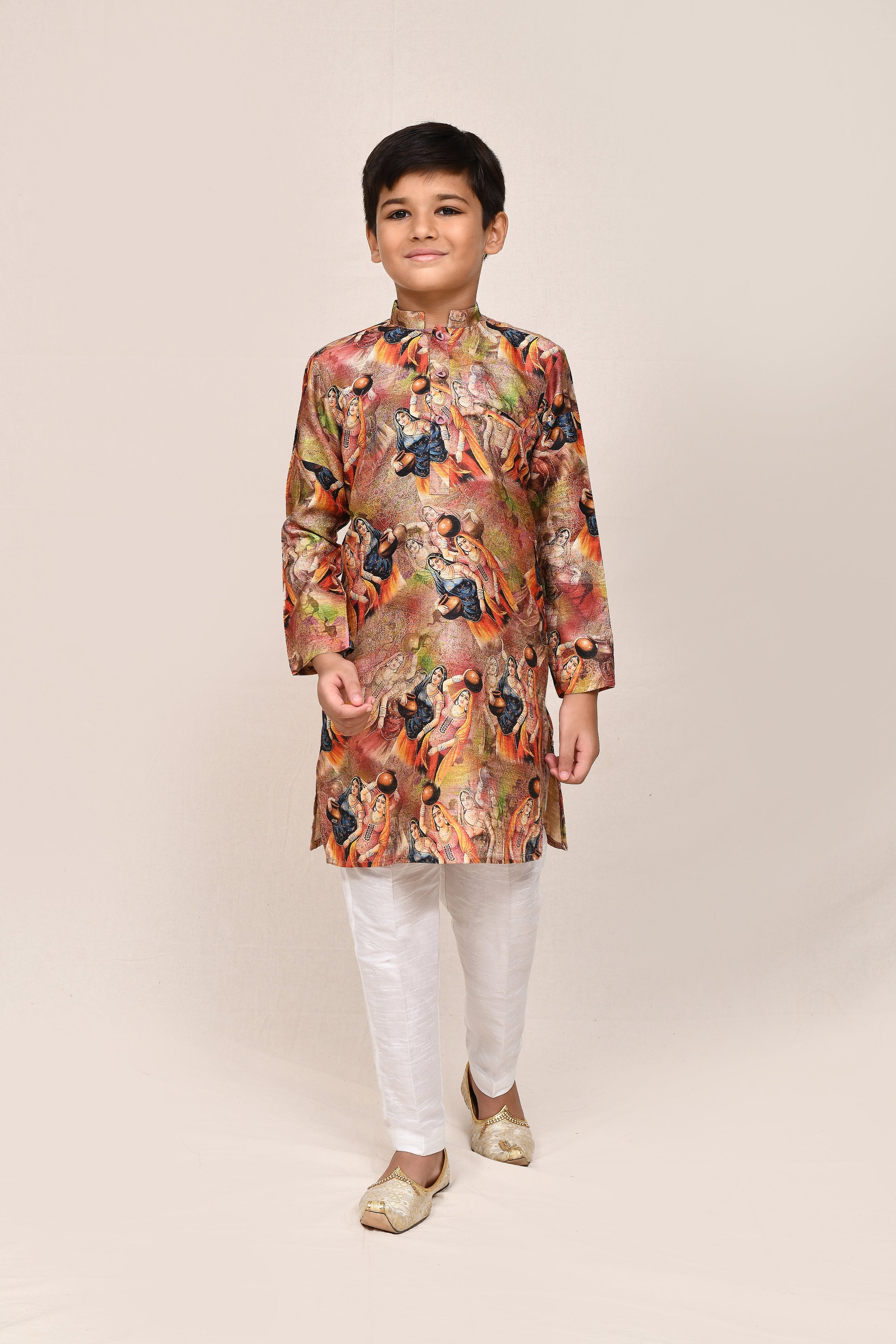 Kurta with straight fit pant