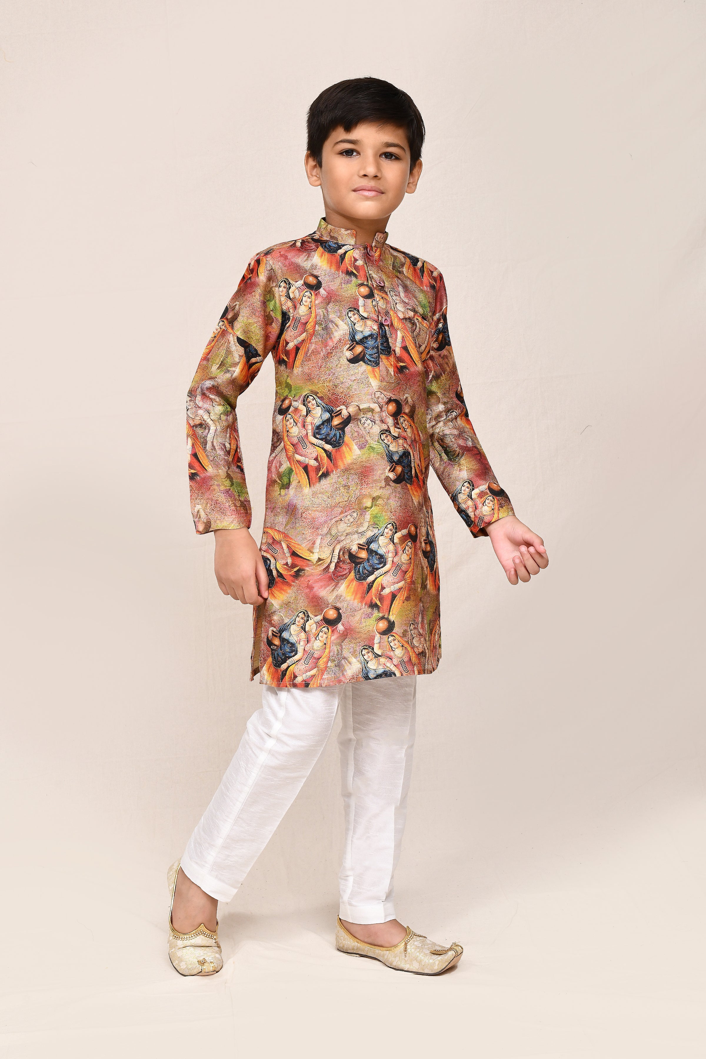 Kurta with straight fit pant