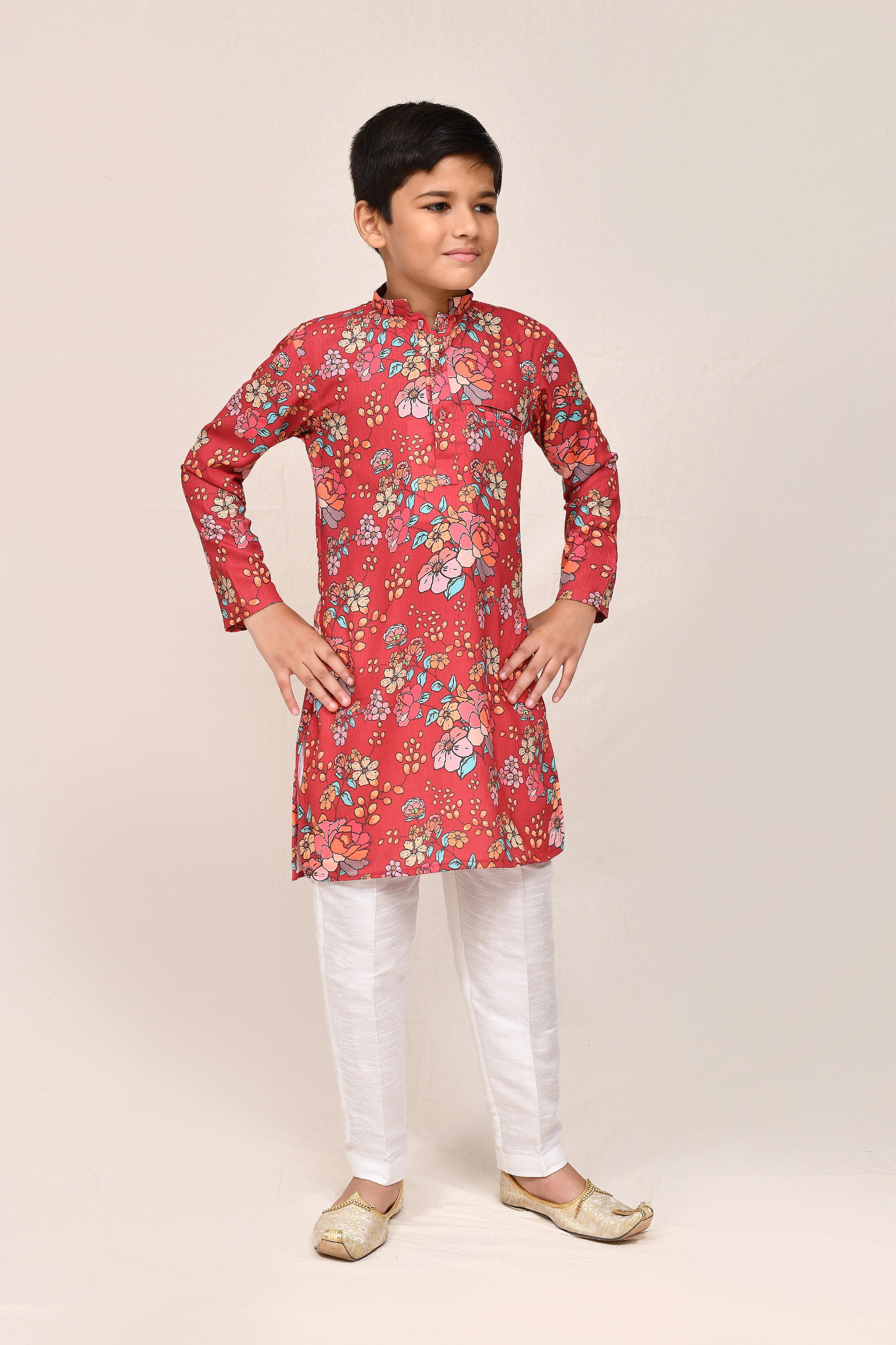 Kurta with straight fit pant