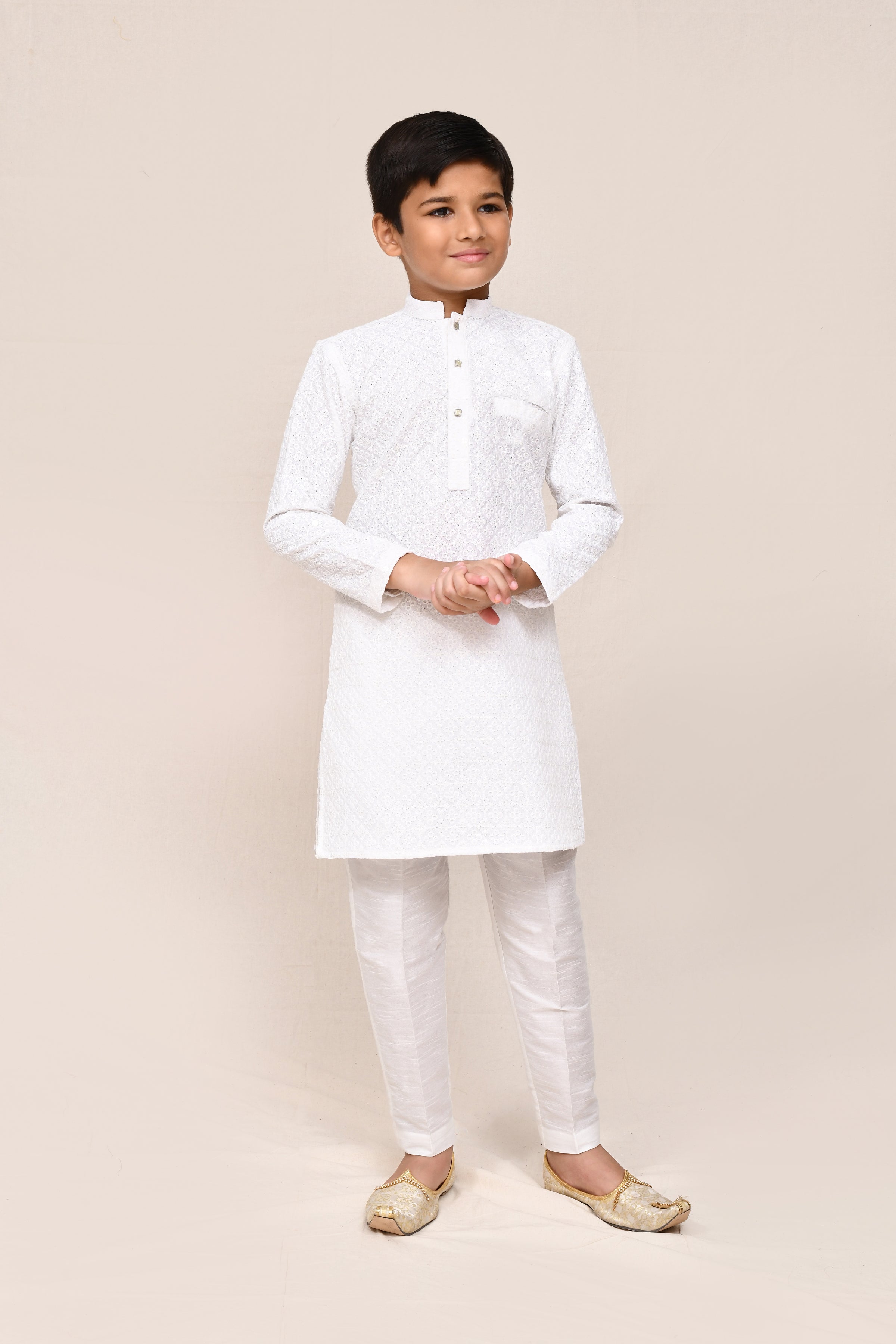 Kurta with straight fit pant