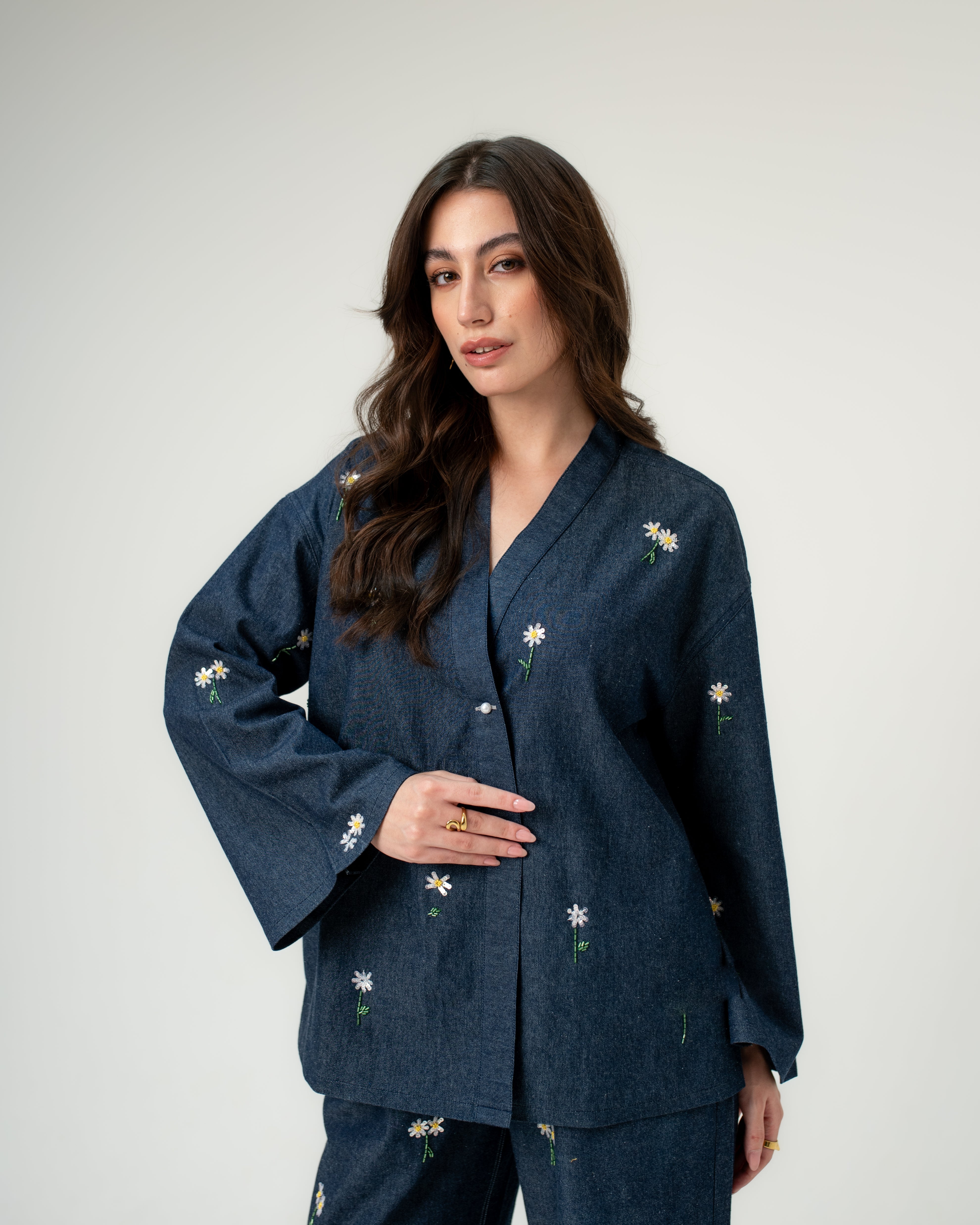 Midnight Daisy Co-ord Set