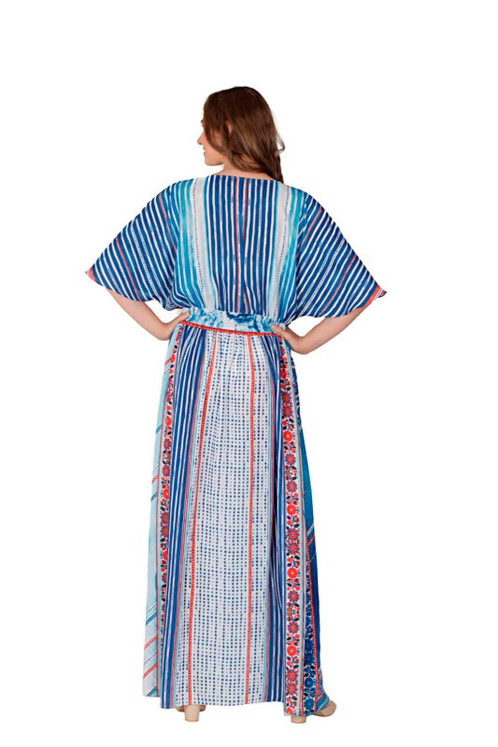 Kimono Sleeve Maxi Dress