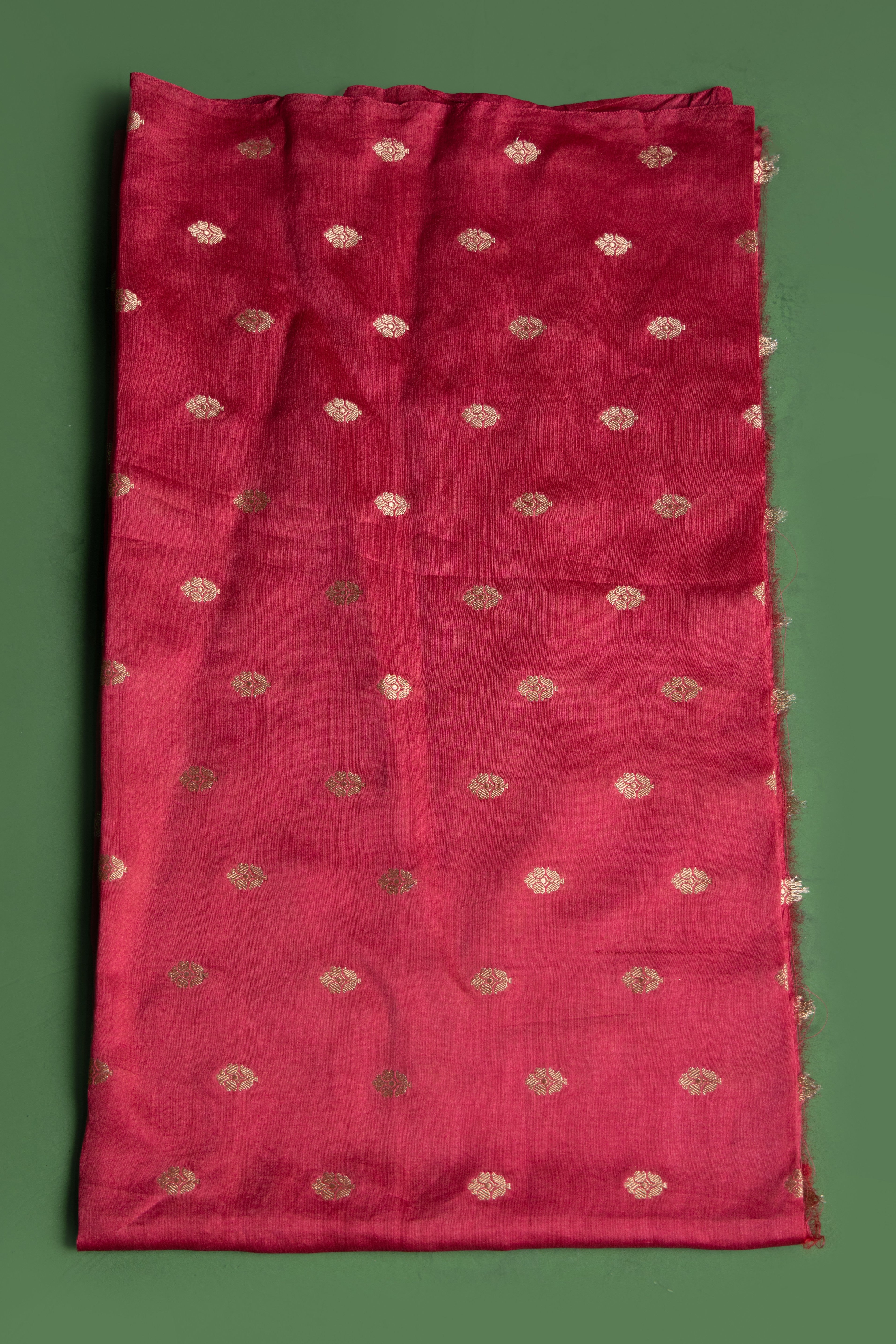 Pink Mist Pure Silk Organza Tissue Saree