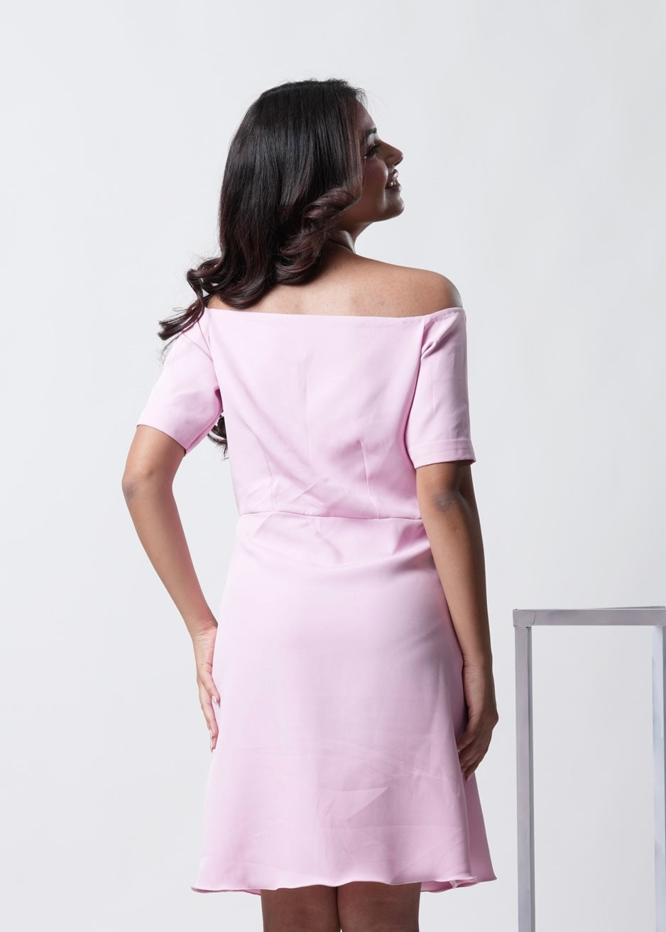 Haind Paint Flower Dress