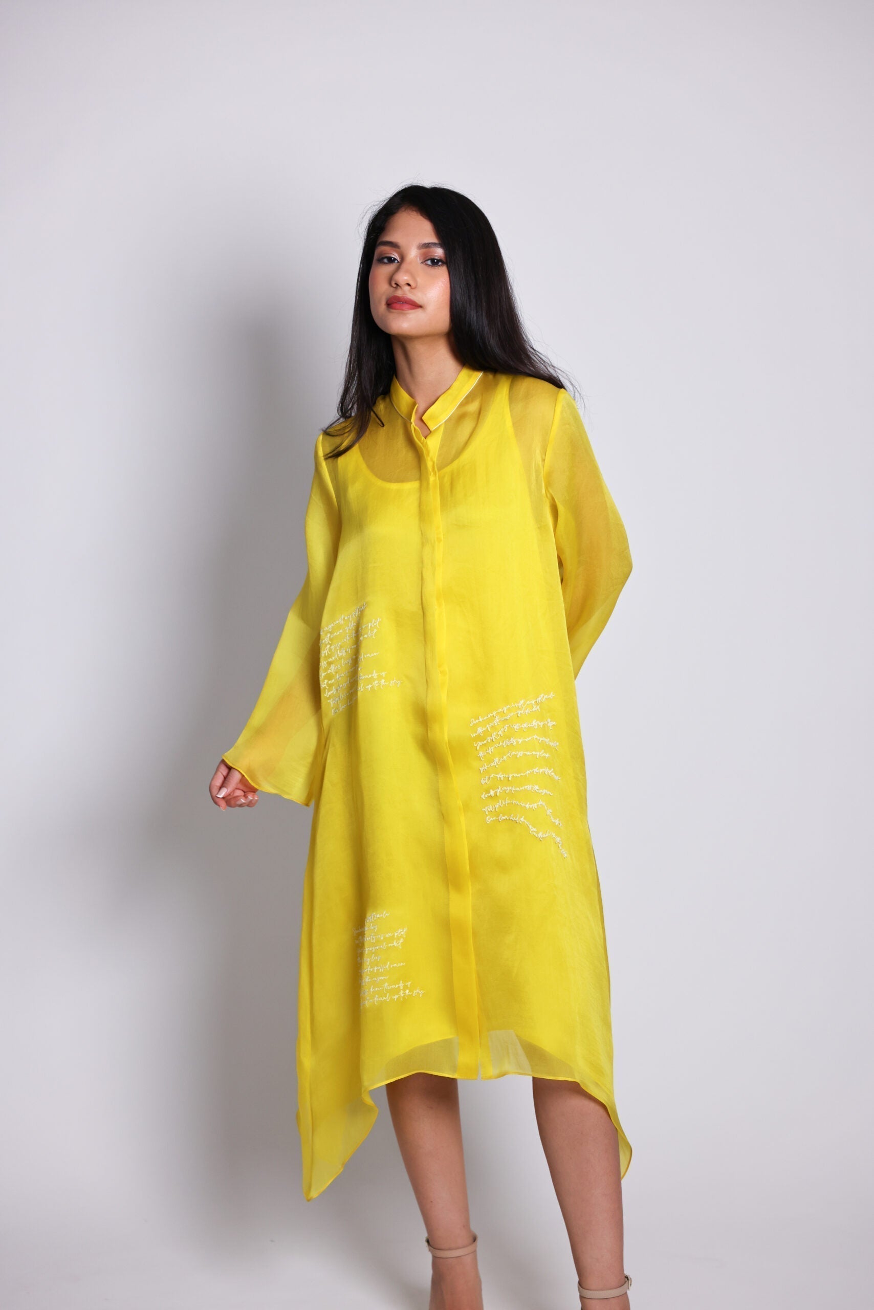 falling shirtdress
