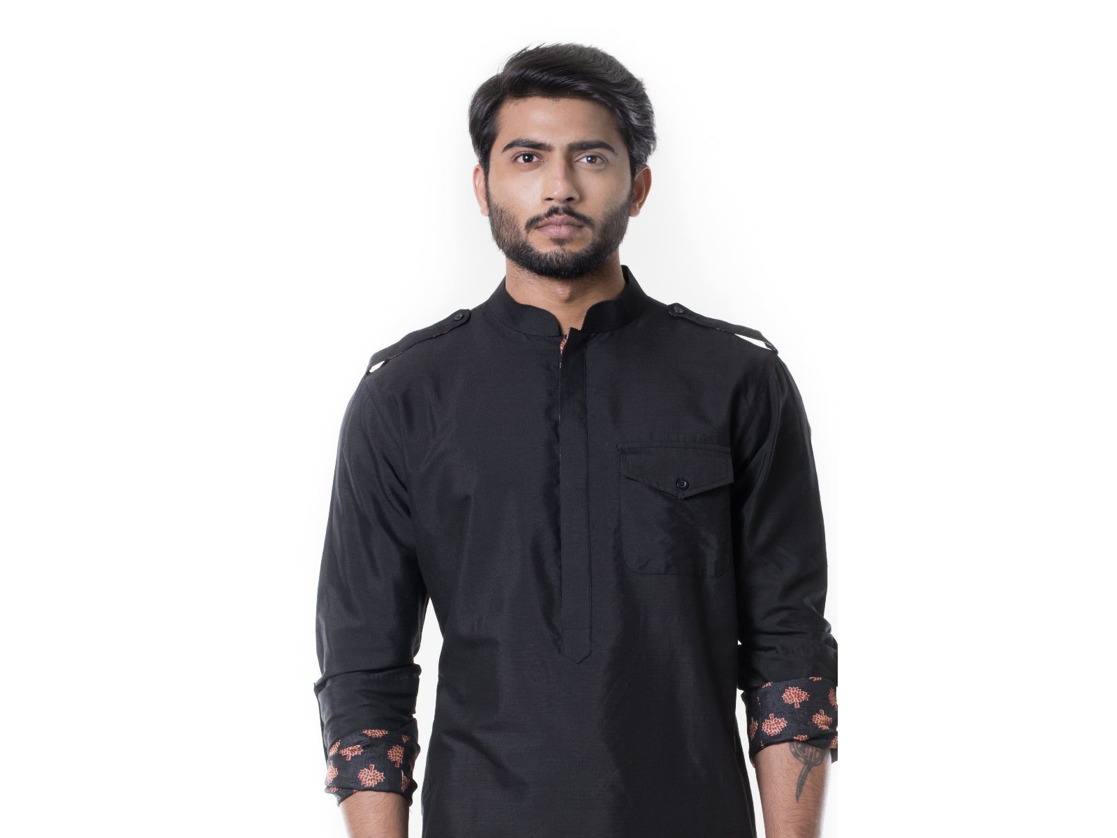 Black Pathani Set