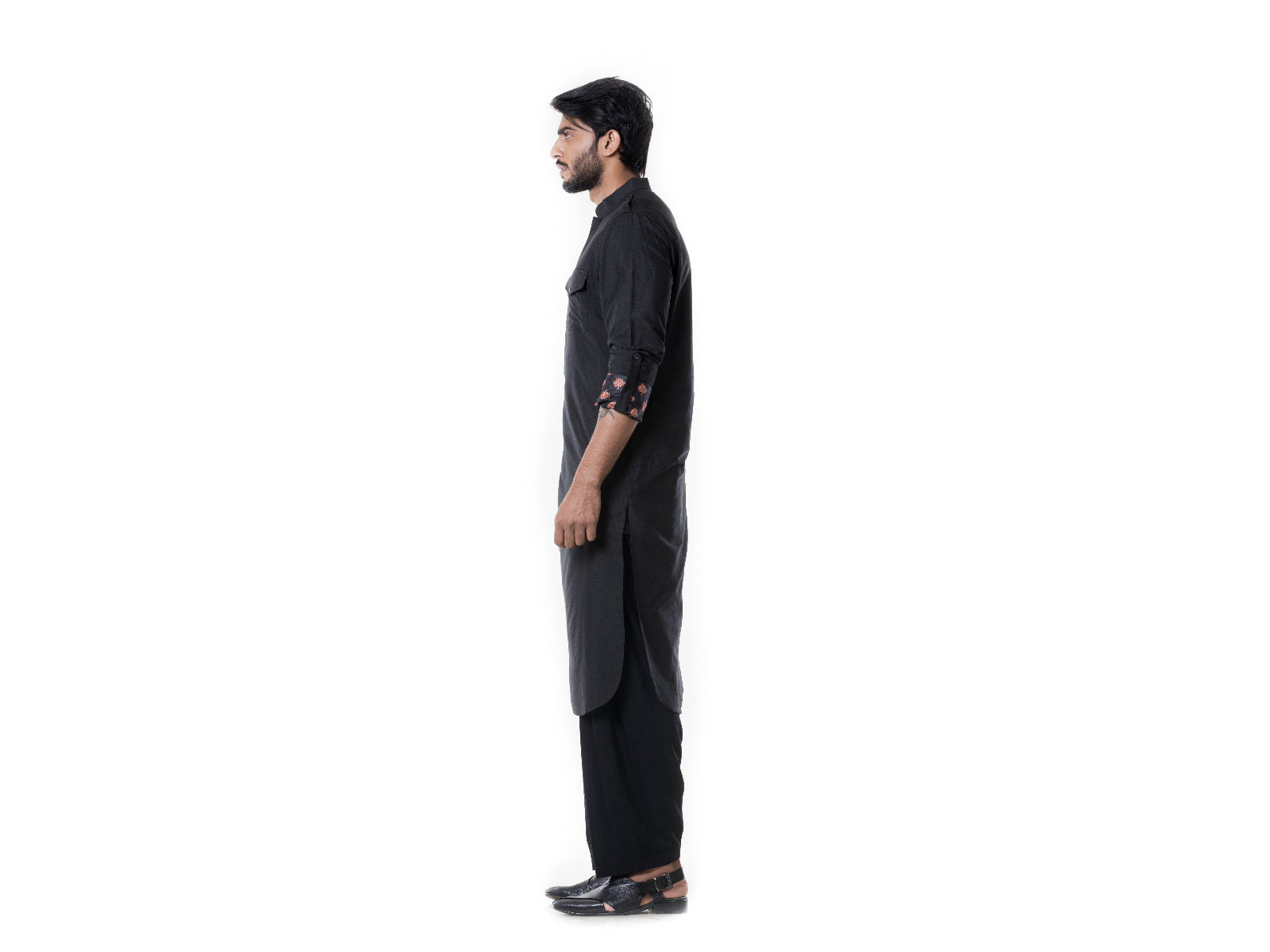 Black Pathani Set