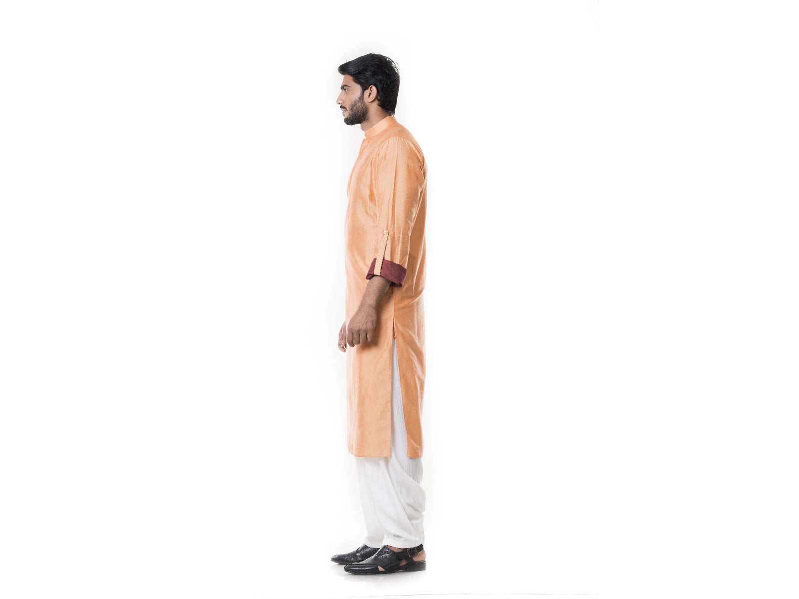Peach Pathani Set