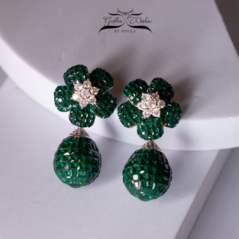 Image of FLORAL GLAMOUR EARRINGS