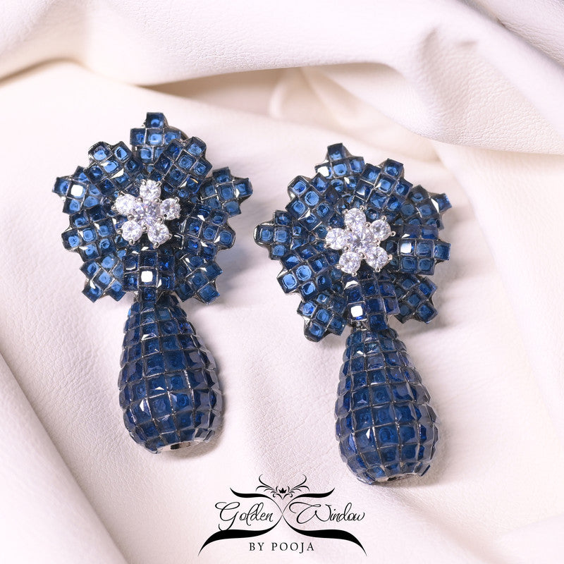 Image of Regal Flower Earrings