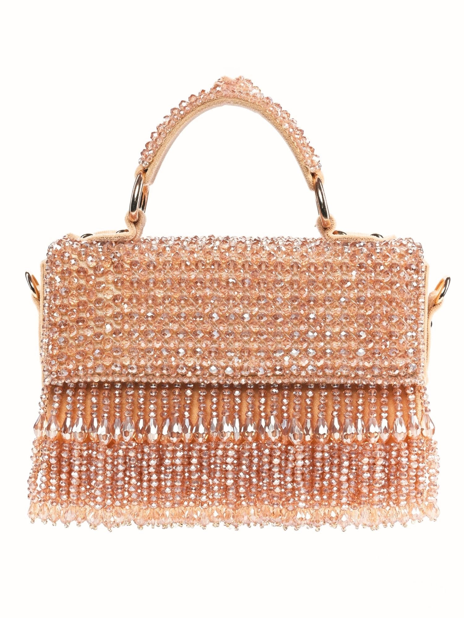 Melody Golden Embellished Box Bag