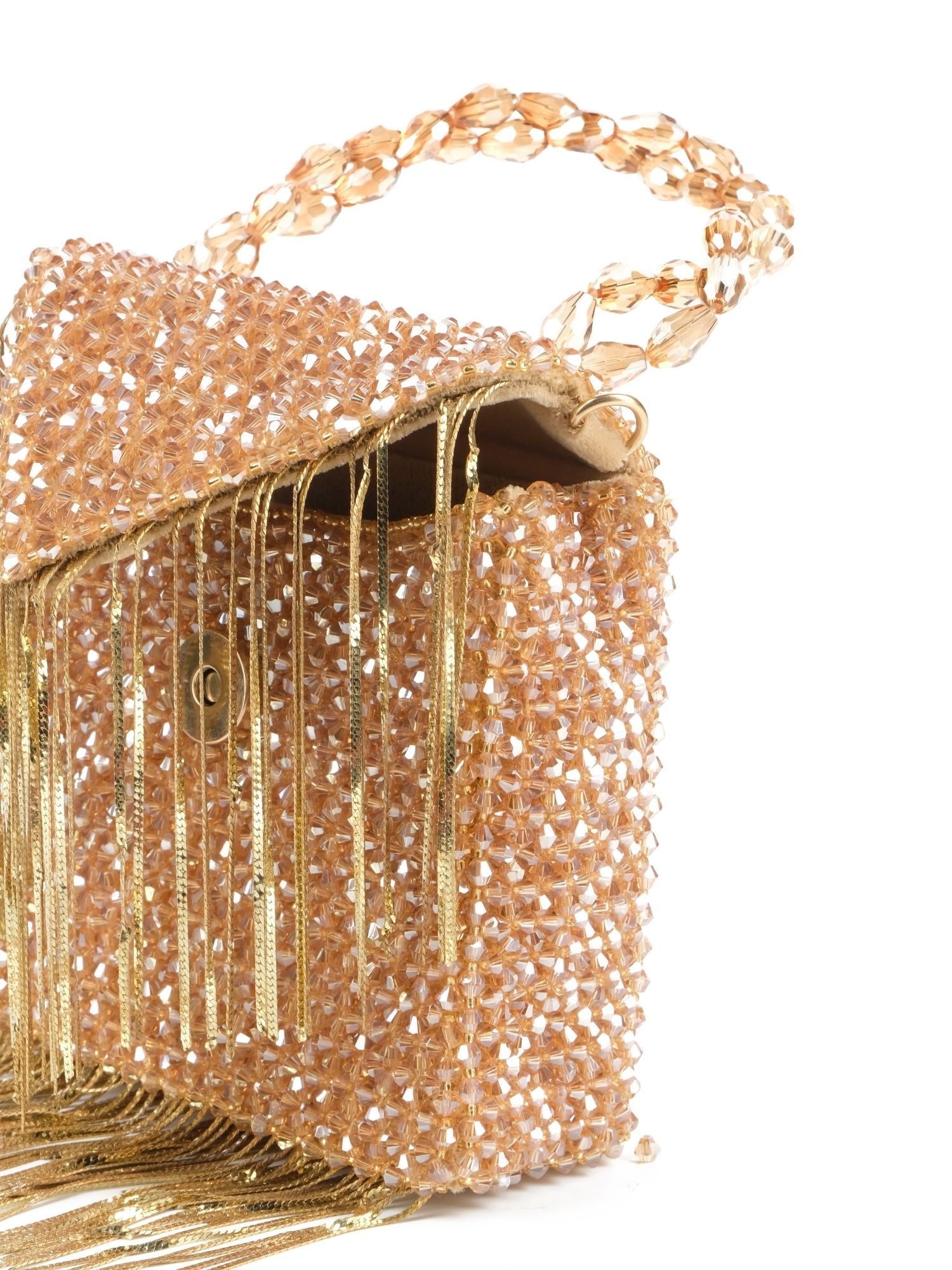 Natali Golden Embellished Mini Bag