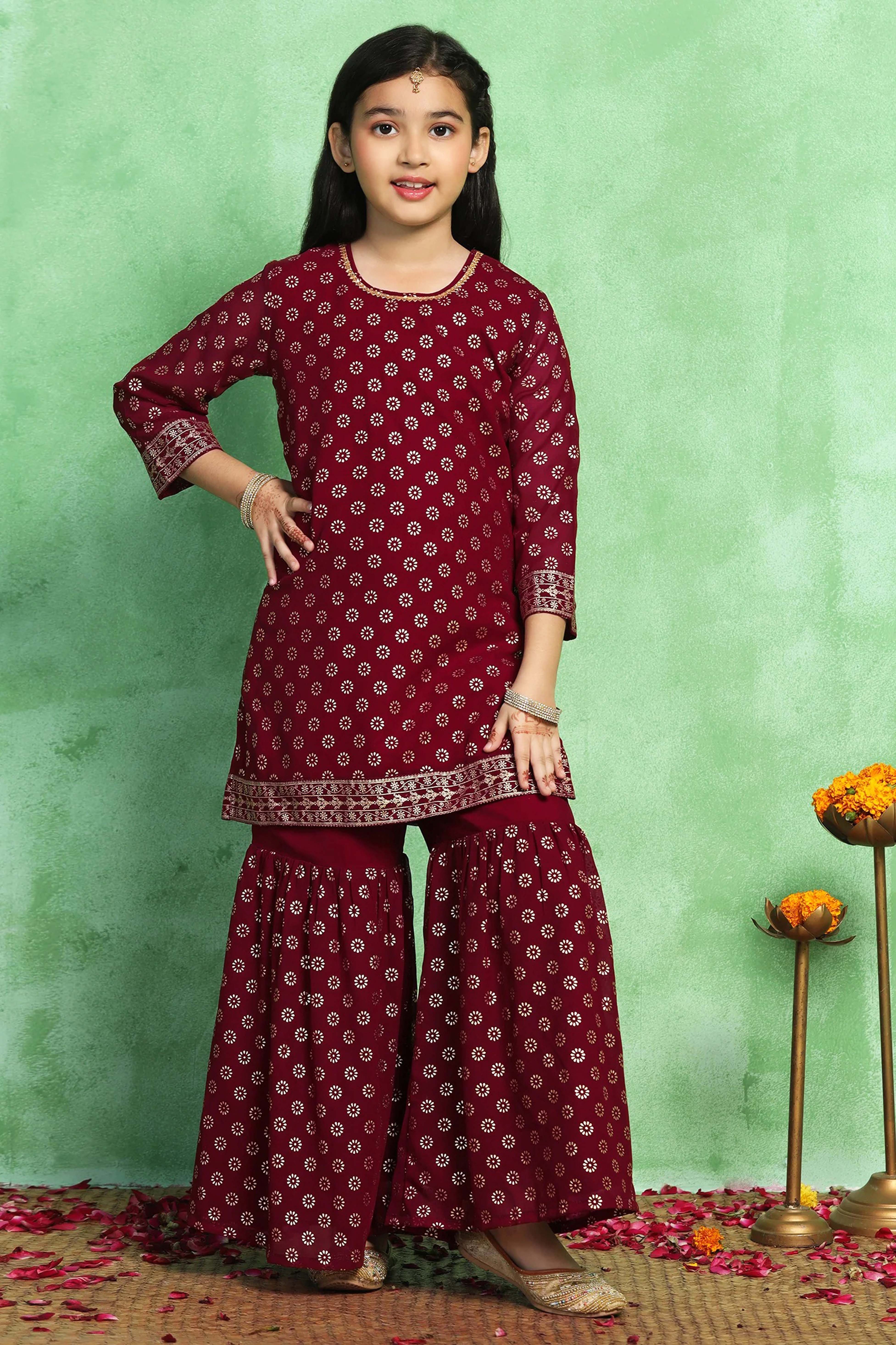 Kurta With Sharara