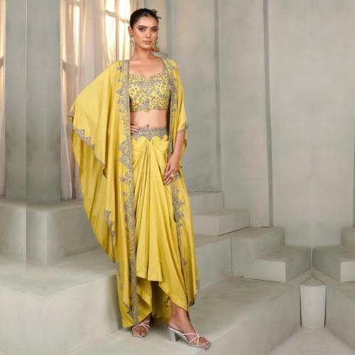 Indowestern With Ai Designed Bead And Resam Work With Signayure Mesh Kurta - Auraya Fashion - Ankur J Men - #tag1# - #tag2# - #tag3# - #tag3#