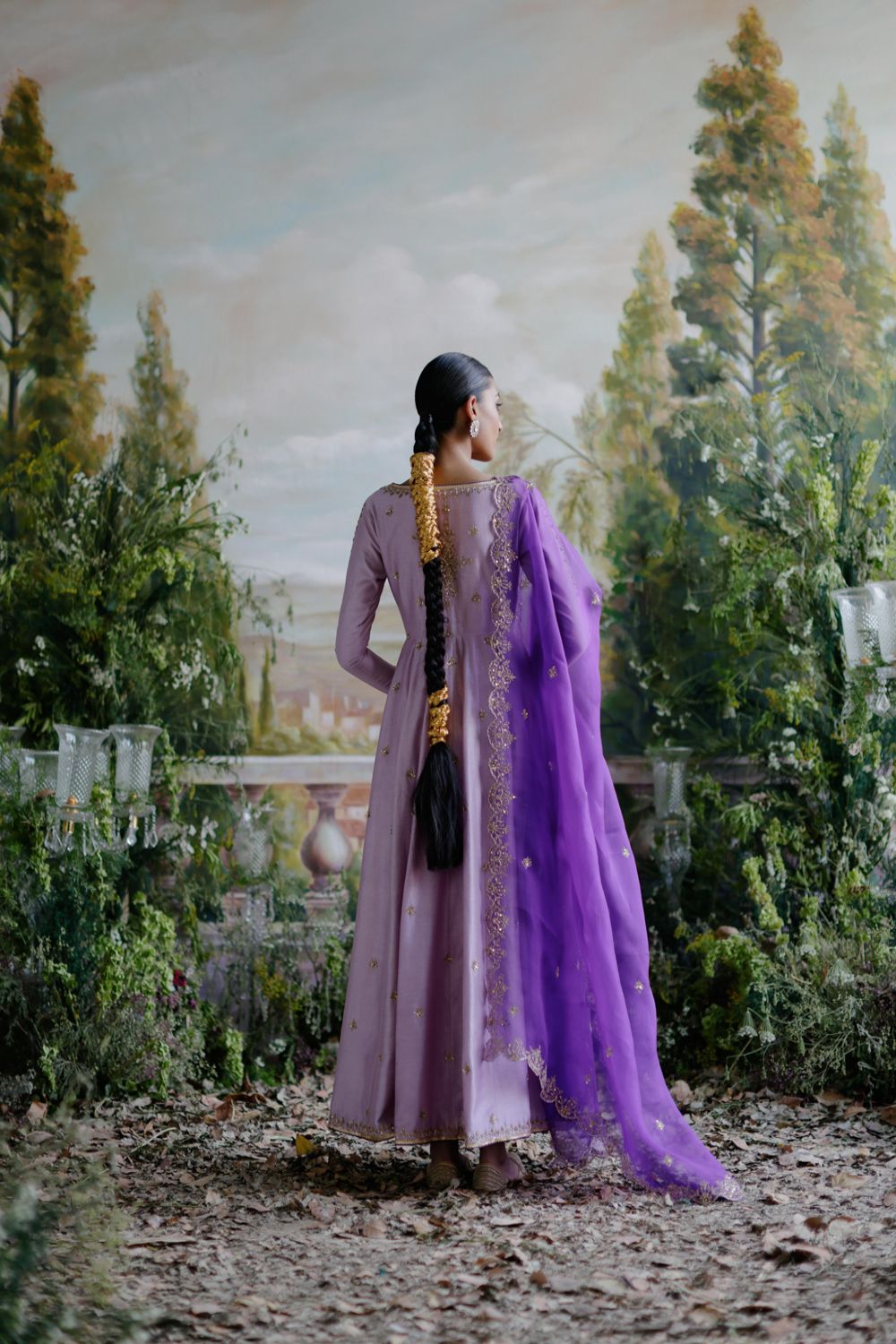 Lavender Jacket Set - Auraya Fashion 