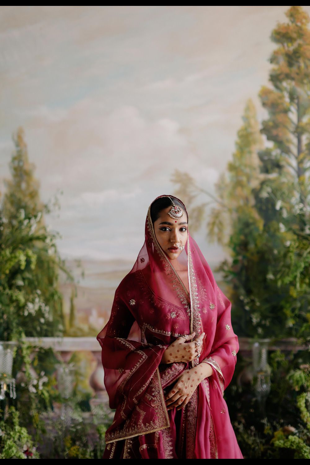 Burgundy Lehenga Set - Auraya Fashion 