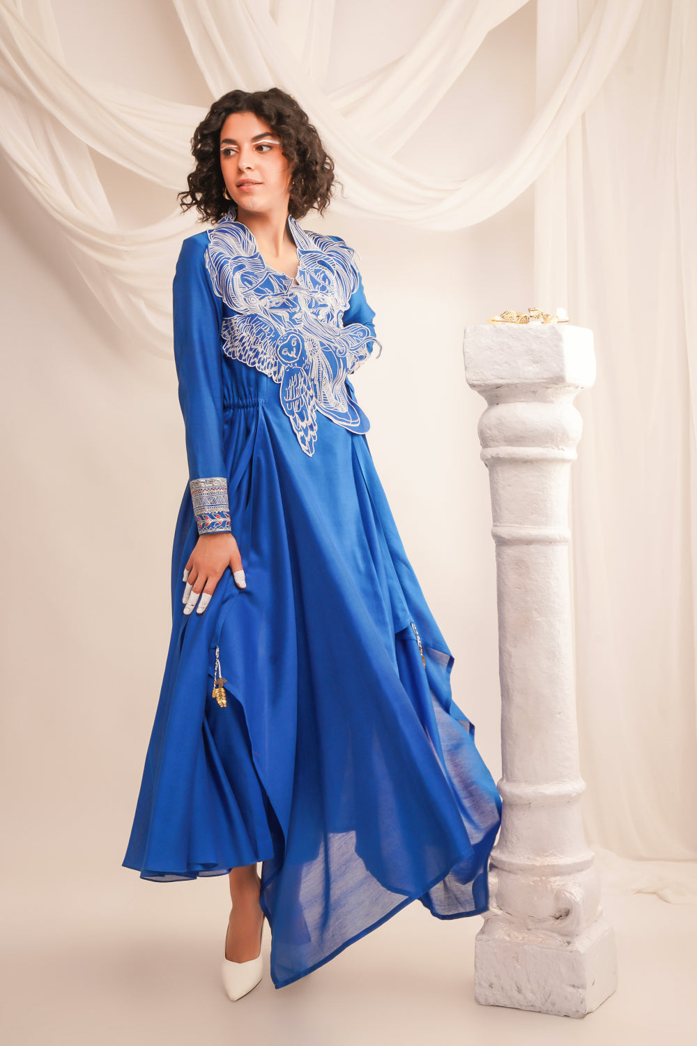 Embroidered Athena Angrakha With Pants - Auraya Fashion -  - #tag1# - #tag2# - #tag3# - #tag3#