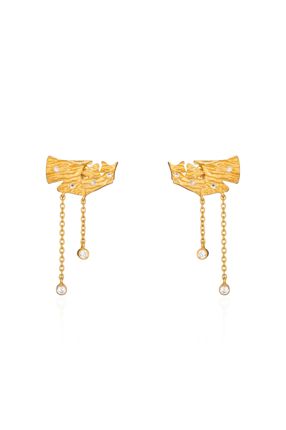 Ginkgo Leaf Stud Earring - Auraya Fashion - Putstyle - #tag1# - #tag2# - #tag3# - #tag3#