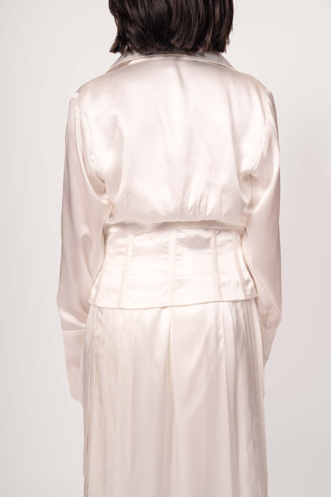 Royal Daffodil Pure Satin Skirt - Elegant Romantic Occasion Wear