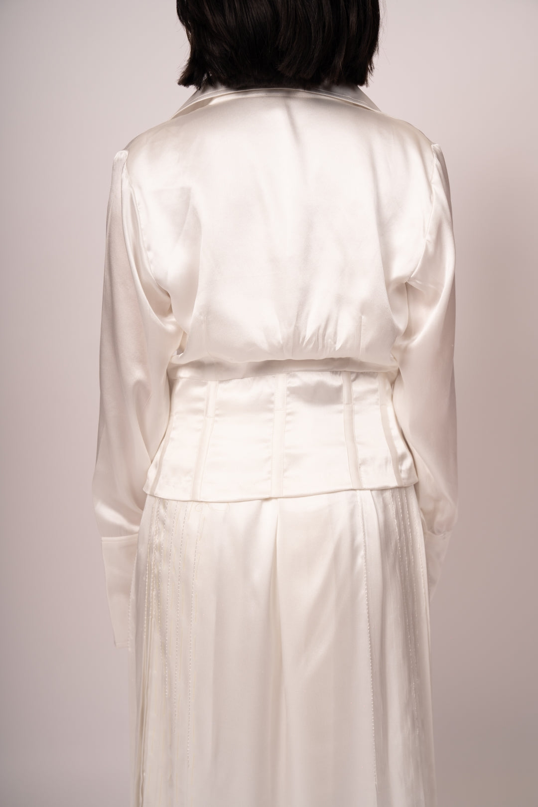 Royal Daffodil Romantic Flowy Skirt and Soft Shirt Luxury Set
