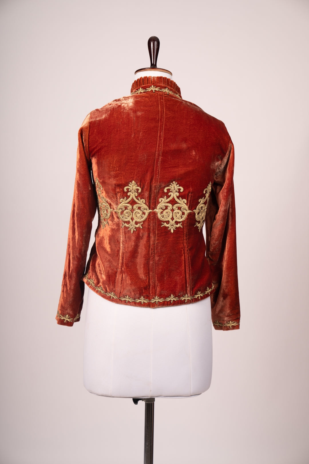 Luxury Velvet Victorian Lady Jacket - Structured Evening Outerwear
