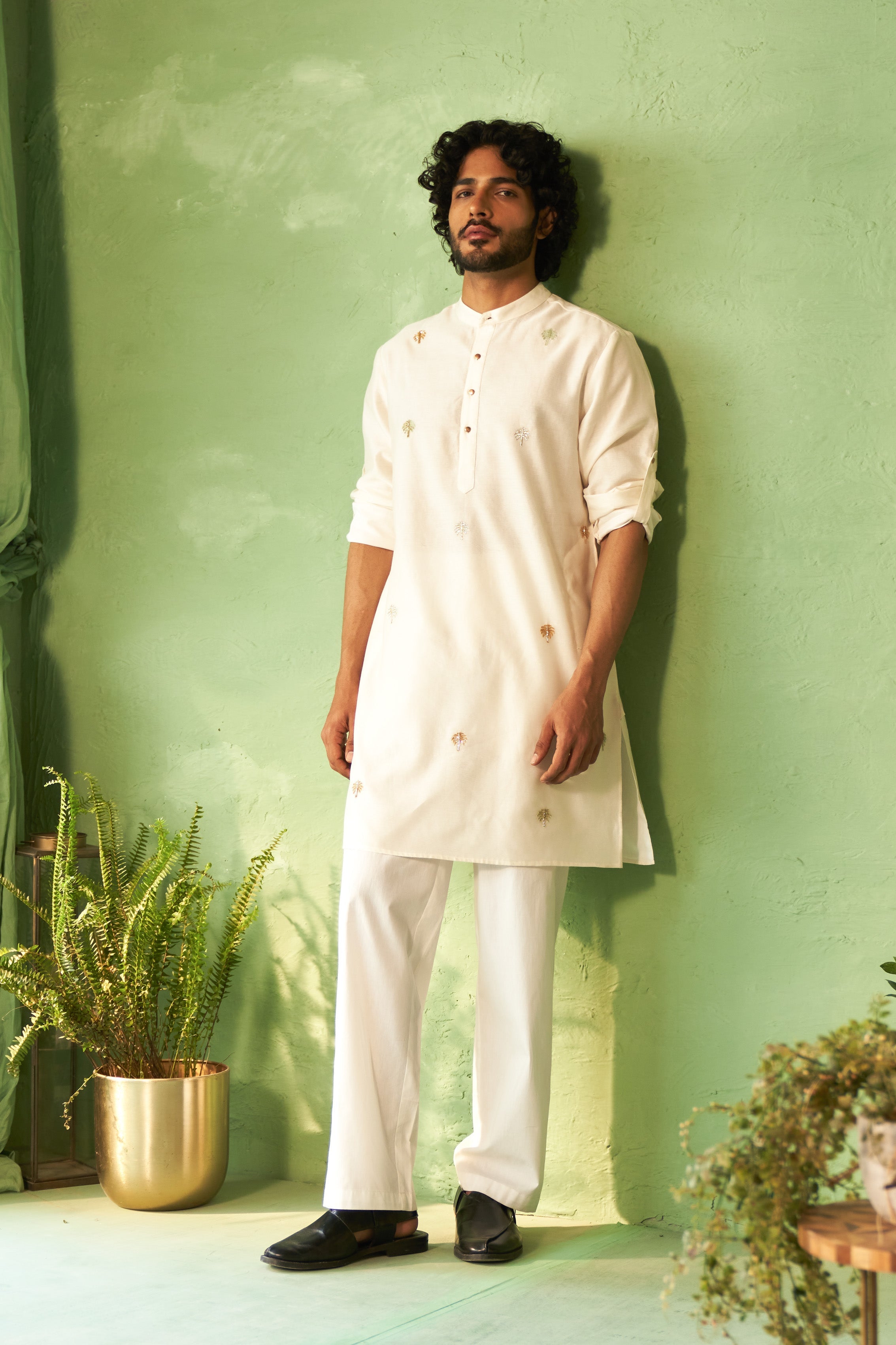 Off-White Kurta Set