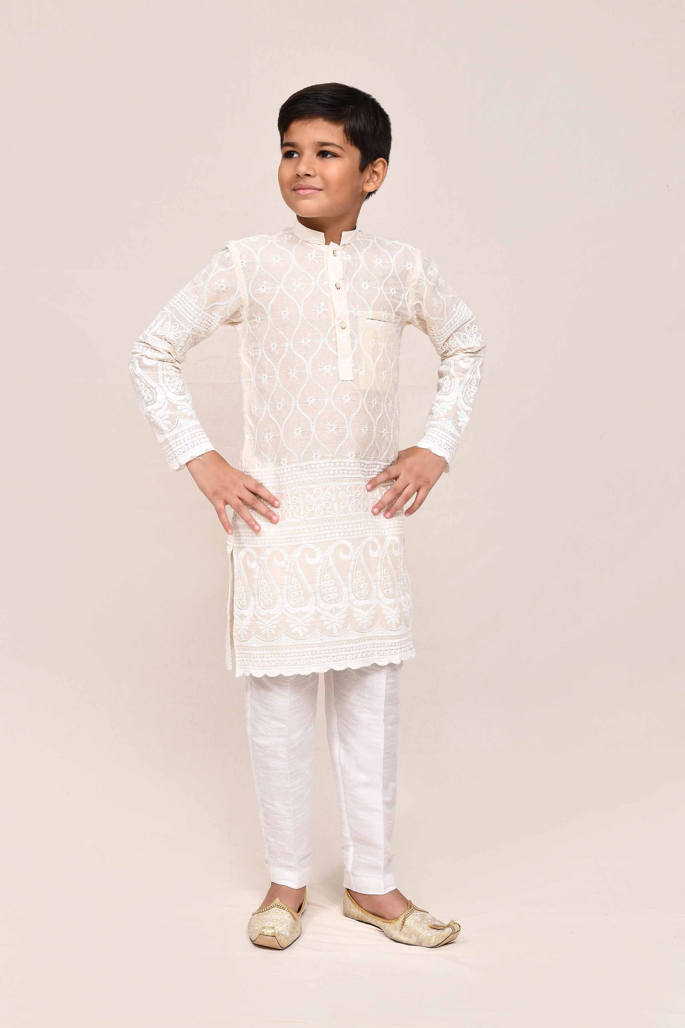 Kurta with straight fit pant