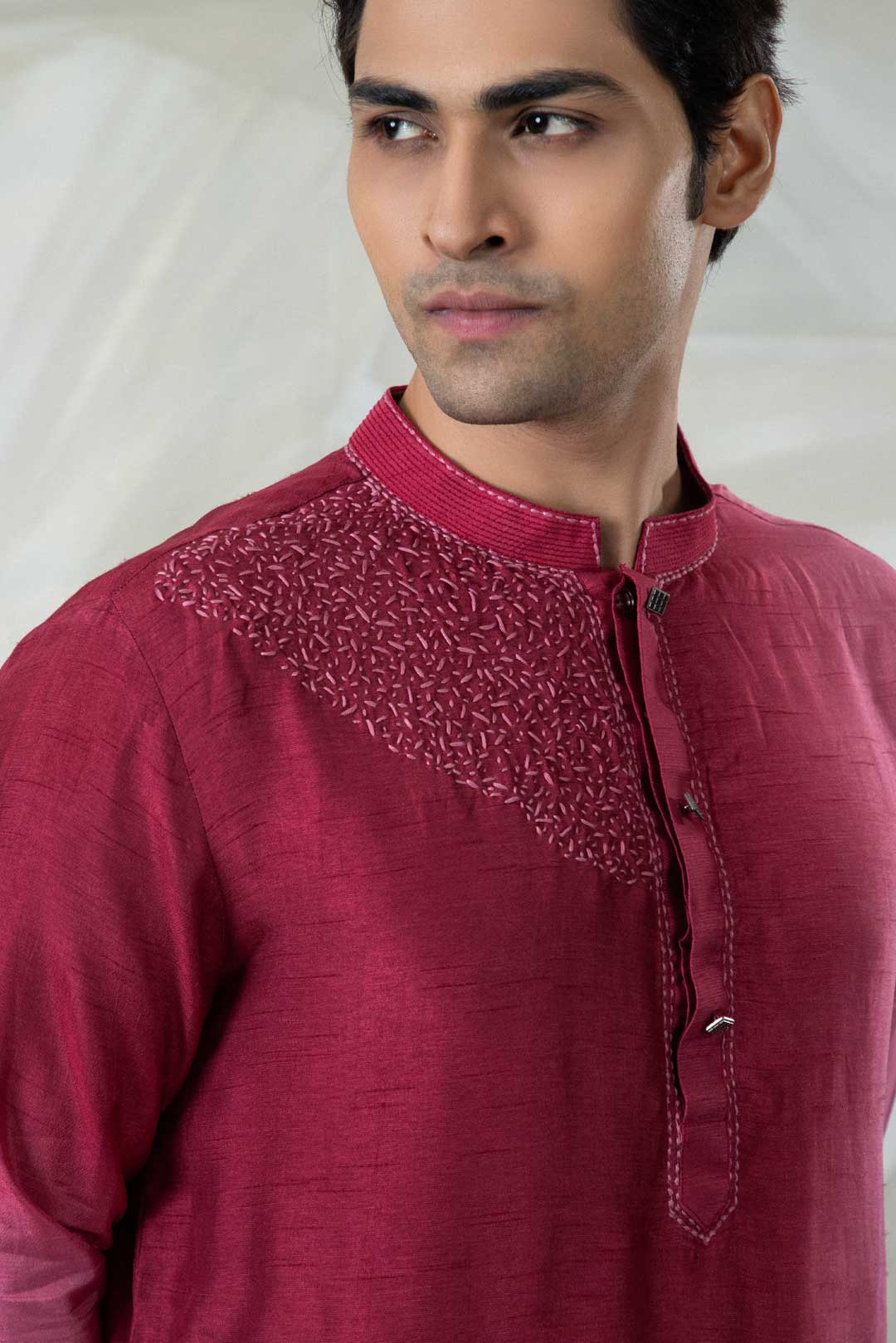 Carmine kurta set