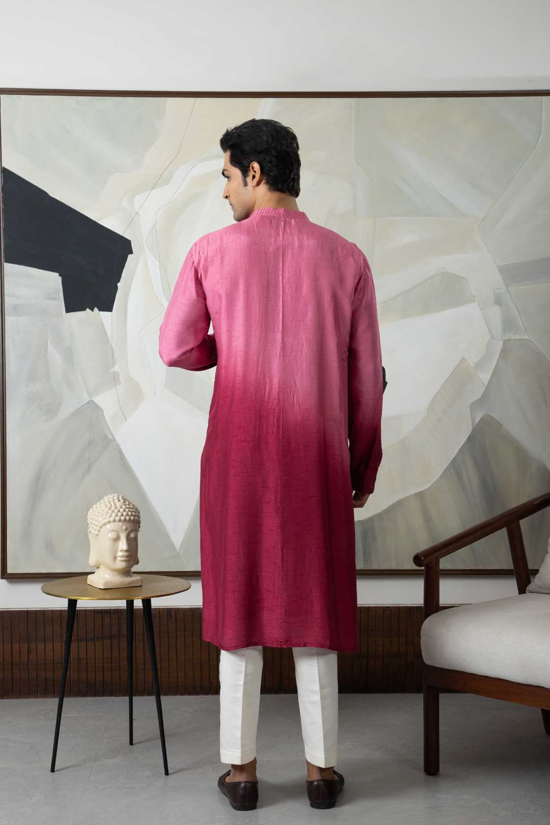 Maroon kurta set